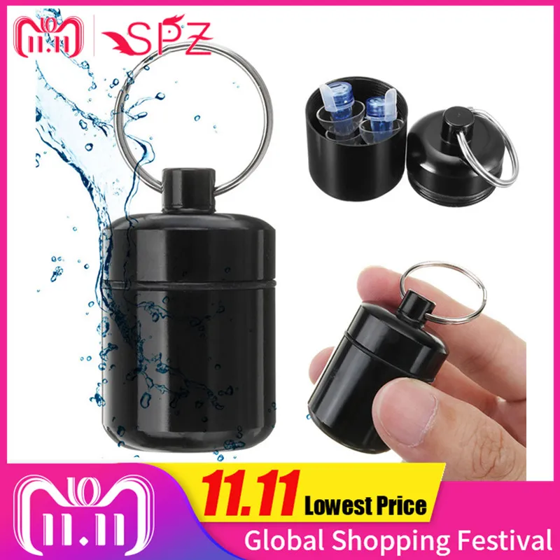 Aluminium Alloy Black Carrying Bottle Case For Silicone Musician Filter Earplugs Noise Canceling Protection Earbud 2.7x2.7x4.2cm
Aluminium Alloy Black Carrying Bottle Case For Silicone Musician Filter Earplugs Noise Canceling Protection Earbud 2.7x2.7x4.2cm
