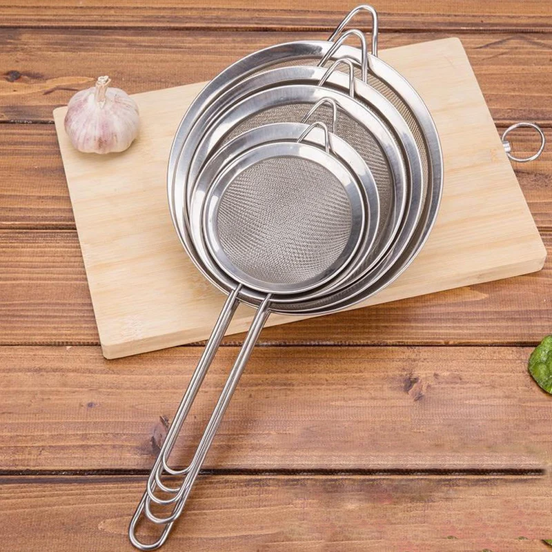 Fashion 1PC Kitchen Tools Oil Strainer Sieve Colanders Flour Sifter Stainless Steel Wire Fine Mesh DIY 7-20cm
Fashion 1PC Kitchen Tools Oil Strainer Sieve Colanders Flour Sifter Stainless Steel Wire Fine Mesh DIY 7-20cm