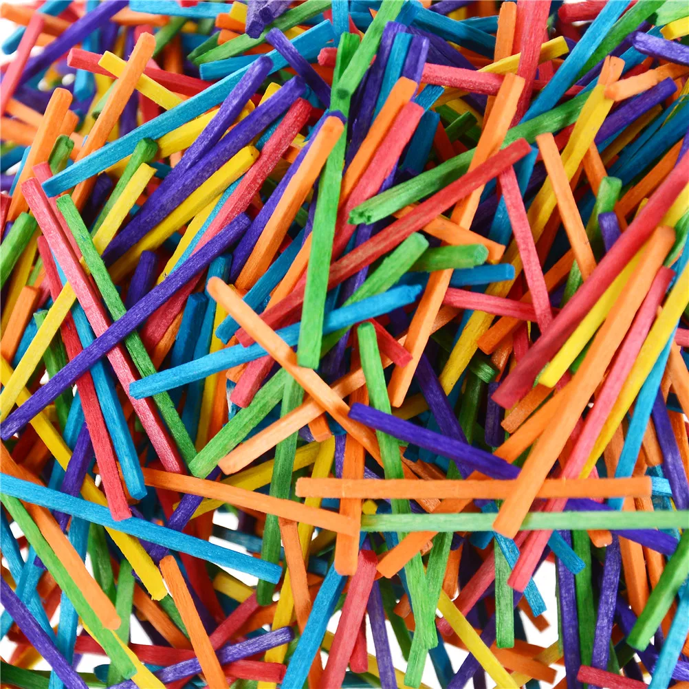 1000Pcs Early Learning Wooden Matchsticks DIY Rainbow Colour Match Sticks Mini Craft Sticks Educational Blocks
1000Pcs Early Learning Wooden Matchsticks DIY Rainbow Colour Match Sticks Mini Craft Sticks Educational Blocks