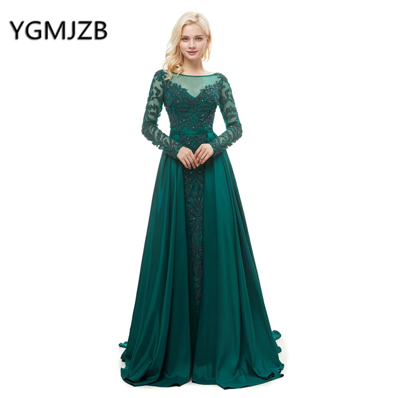 Muslim Evening Dresses Long Sleeves 2019 Mermaid Crystal Bead Prom Gown Saudi Arabia Women Formal Party Dress Robe De Soiree
Muslim Evening Dresses Long Sleeves 2019 Mermaid Crystal Bead Prom Gown Saudi Arabia Women Formal Party Dress Robe De Soiree