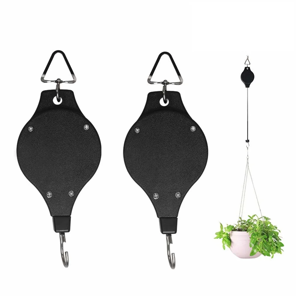 6PCS Plant Pulley Retractable Hanger Basket Heavy Duty Easy Reach Hanging Flower Hook for Home Garden Pots Balcony Birds Feeder
6PCS Plant Pulley Retractable Hanger Basket Heavy Duty Easy Reach Hanging Flower Hook for Home Garden Pots Balcony Birds Feeder