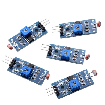 10 PCS Photoresistor module Digital Light Intensity Detection Photosensitive Sensor Module for Arduino UNO
10 PCS Photoresistor module Digital Light Intensity Detection Photosensitive Sensor Module for Arduino UNO