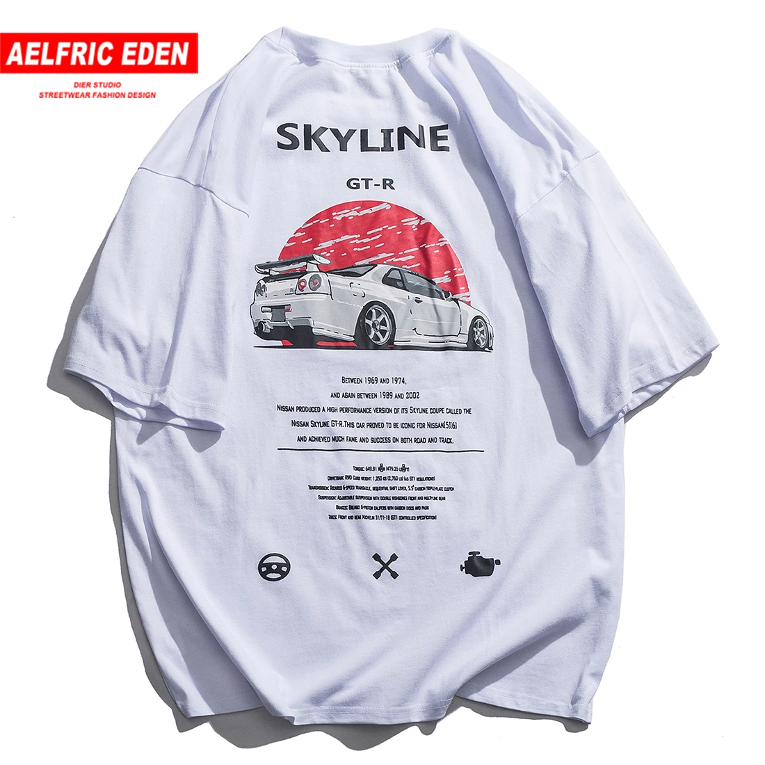 Aelfric Eden Classic poleras Car Fans Tshirt Letters Printed Cotton O-Neck T-shirt Men Funny Streetwear Short Sleeve T Shirts
Aelfric Eden Classic poleras Car Fans Tshirt Letters Printed Cotton O-Neck T-shirt Men Funny Streetwear Short Sleeve T Shirts