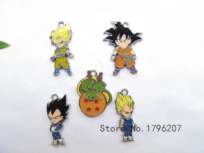 10 Pcs Dragon Ball Z Cartoon Charm Necklace/Bracelet/Earrings Pendants DIY Jewelry Making Accessories T-37
10 Pcs Dragon Ball Z Cartoon Charm Necklace/Bracelet/Earrings Pendants DIY Jewelry Making Accessories T-37