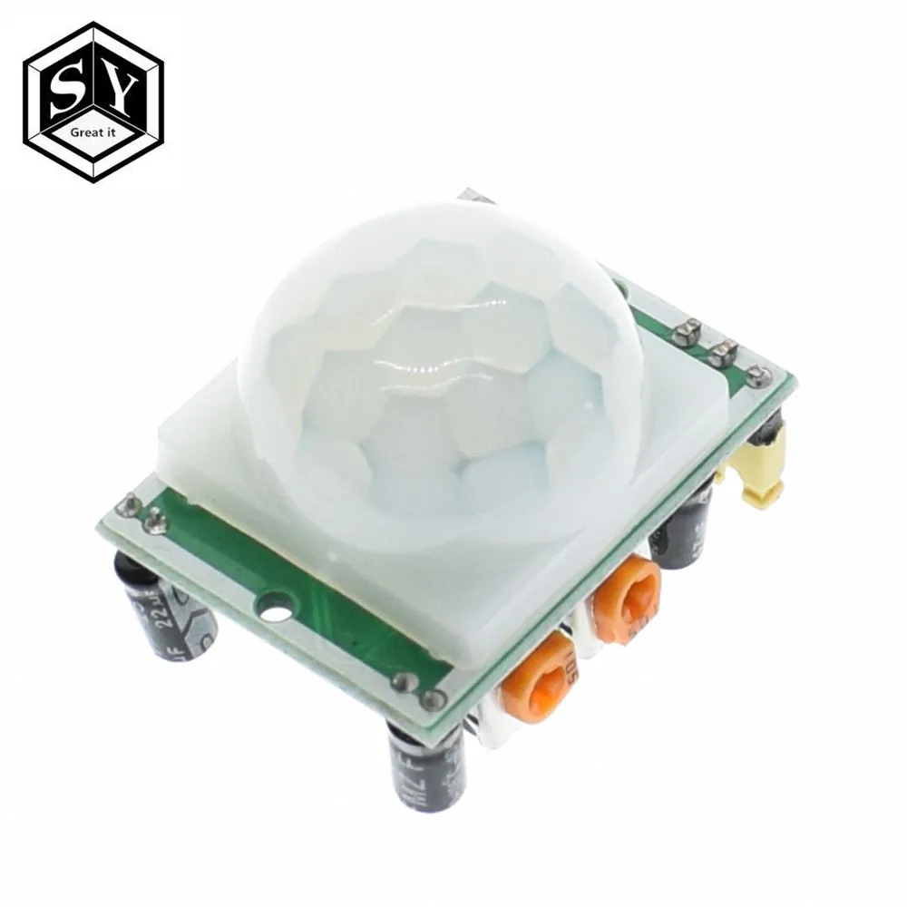 1PCS Great IT HC-SR501 Adjust Infrared IR Pyroelectric Infrared PIR module Motion Sensor Detector Module
1PCS Great IT HC-SR501 Adjust Infrared IR Pyroelectric Infrared PIR module Motion Sensor Detector Module