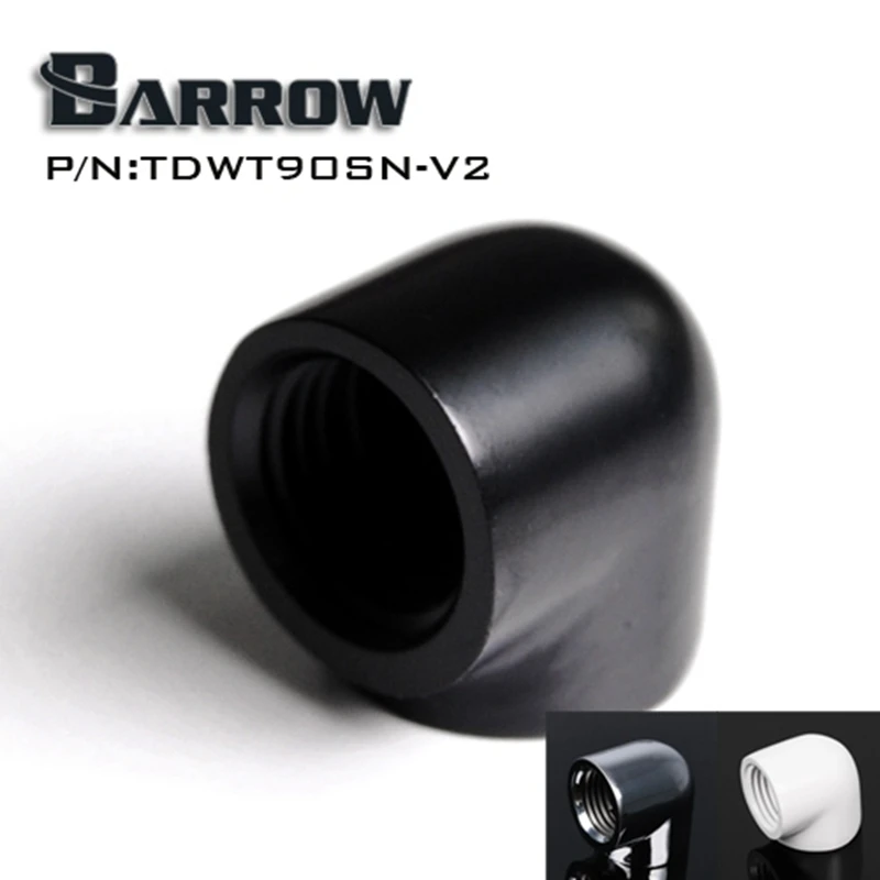 

Barrow G1/4" 90 Degree Female to Female Angled Adaptor Fitting Water Cooling TDWT90SN-V2
