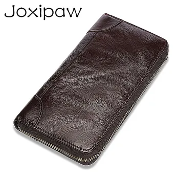 Joxipaw Genuine Leather Men Wallet Clutch Bags Luxury Brand Zipper Male Long Purse Business Soft Men Wallets billetera hombre
Joxipaw Genuine Leather Men Wallet Clutch Bags Luxury Brand Zipper Male Long Purse Business Soft Men Wallets billetera hombre