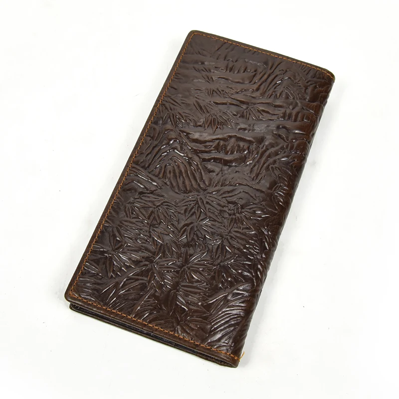 Men’s Vintage Genuine Leather Long Wallet