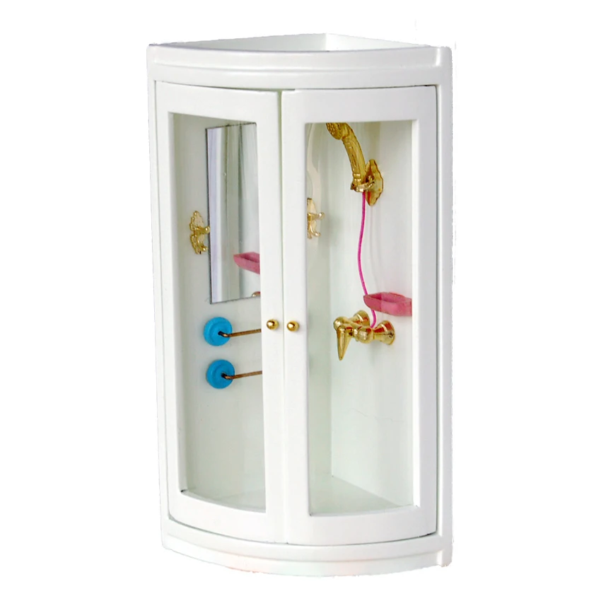 1:12 Dollhouse Miniature Furniture Bathroom Shower room White Plastic Shower WA0222
1:12 Dollhouse Miniature Furniture Bathroom Shower room White Plastic Shower WA0222