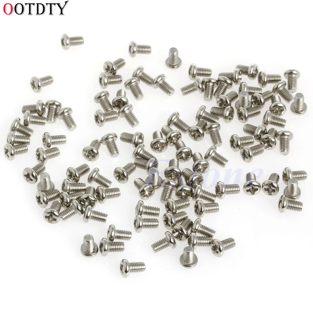 OOTDTY 100Pcs M3x5mm Phillips Pan Head Screw For 2.5" HDD SSD DVD-ROM Motherboard New
OOTDTY 100Pcs M3x5mm Phillips Pan Head Screw For 2.5" HDD SSD DVD-ROM Motherboard New