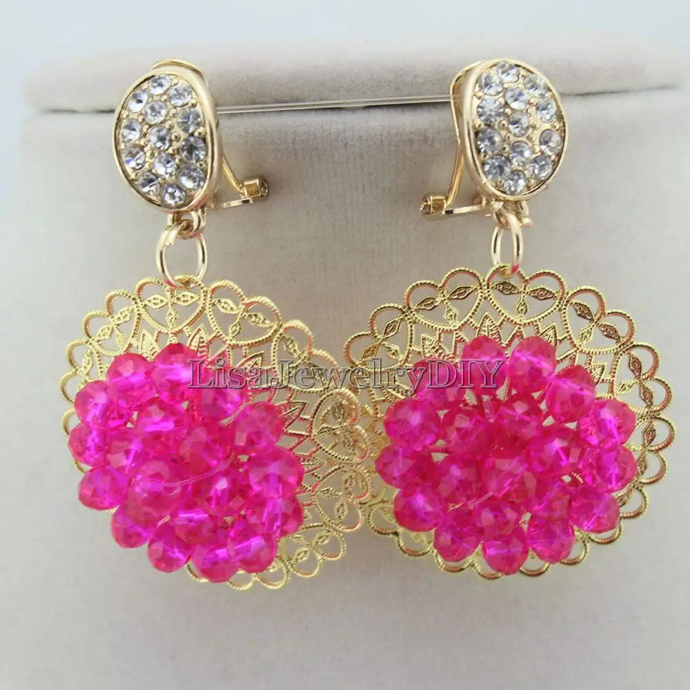 Crystal Earrings Nigerian Crystal Beads Earrings Statement Bridesmaid Earrings Wedding Gift African Bridal Jewelry HD6211
Crystal Earrings Nigerian Crystal Beads Earrings Statement Bridesmaid Earrings Wedding Gift African Bridal Jewelry HD6211