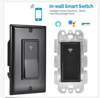 Smart Touch Switch Smart Light Switch Panel Wall Interruptor Wifi Light Switch US Standard Work with Alexa Google Home PK Sonoff
Smart Touch Switch Smart Light Switch Panel Wall Interruptor Wifi Light Switch US Standard Work with Alexa Google Home PK Sonoff