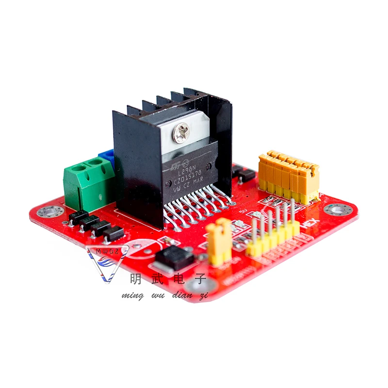 1pcs L298N motor driver board module/step motor/robot new product New and original
1pcs L298N motor driver board module/step motor/robot new product New and original