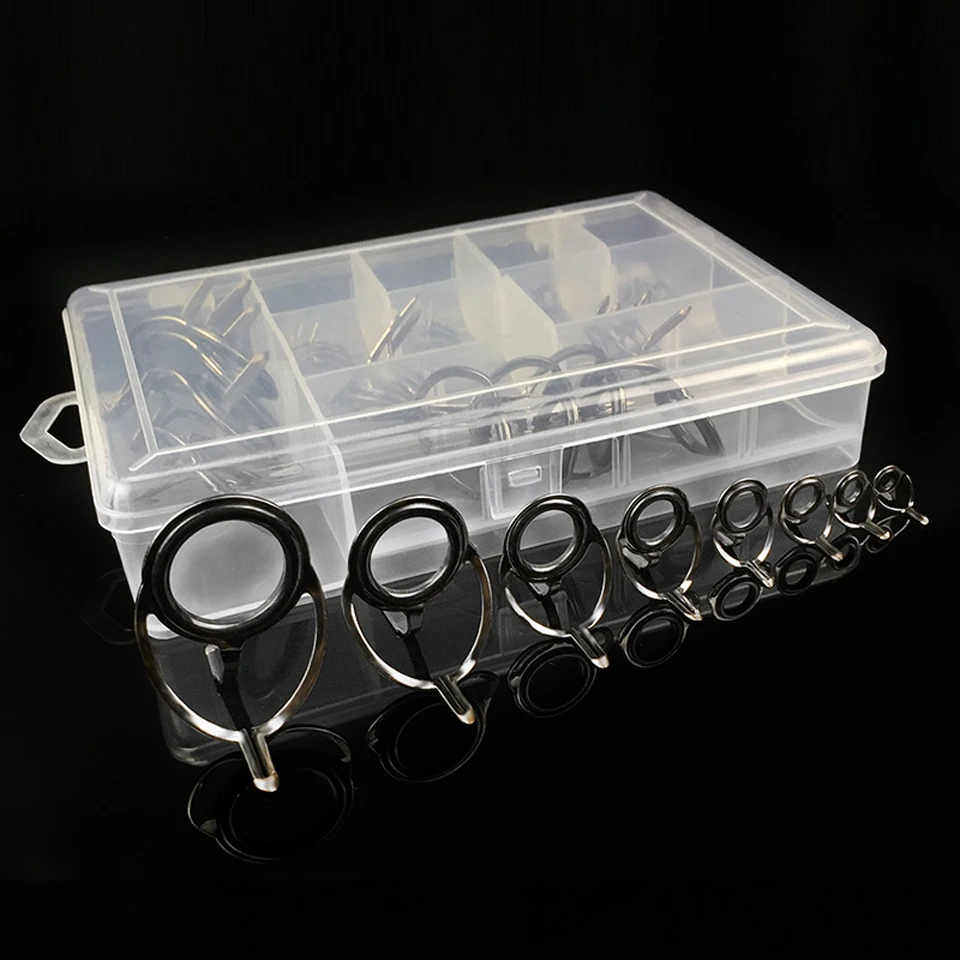 WALK FISH 41PCS Sea Fishing Rod Guide ring Set&Stainless Steel+ceramic Circle Fishing Rod Accessories Repair Tool Rod Guides
WALK FISH 41PCS Sea Fishing Rod Guide ring Set&Stainless Steel+ceramic Circle Fishing Rod Accessories Repair Tool Rod Guides