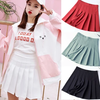 Women Fashion high waist pleated skirt Wind Cosplay skirt kawaii Female Mini Skirts Harajuku solid a-line sailor skirt Plus Size
Women Fashion high waist pleated skirt Wind Cosplay skirt kawaii Female Mini Skirts Harajuku solid a-line sailor skirt Plus Size