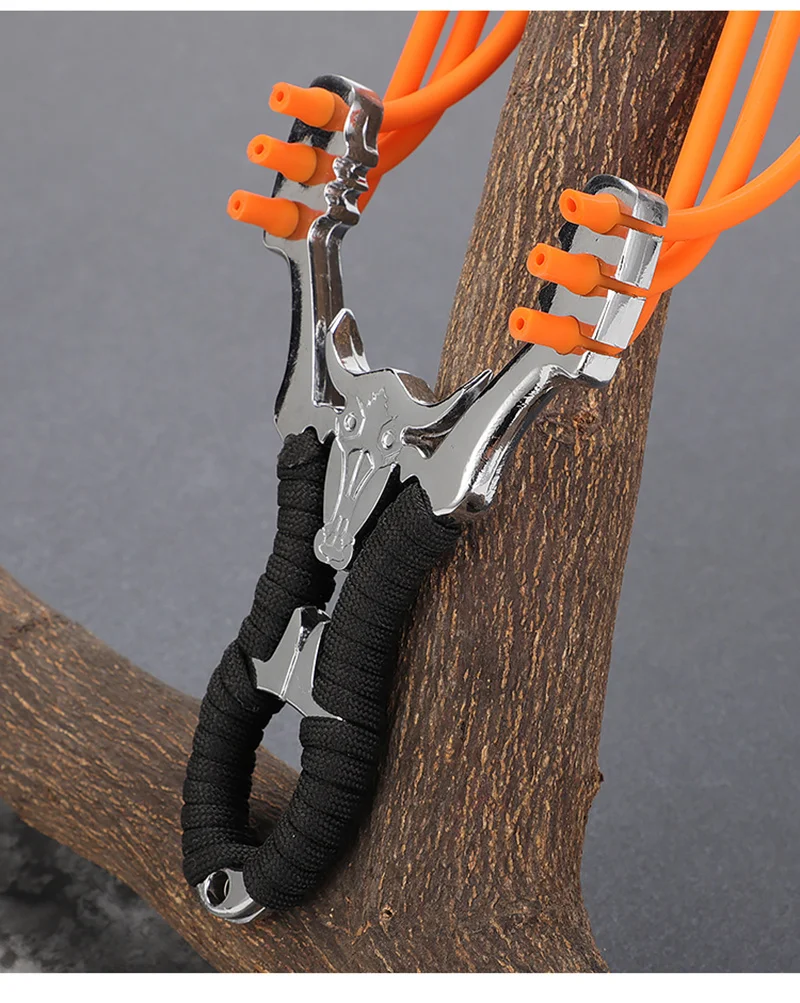 Powerful Alloy Hunting Sports Outdoor Rubber Slingshot Powerful Alloy Hunting Sports Outdoor Rubber Slingshot