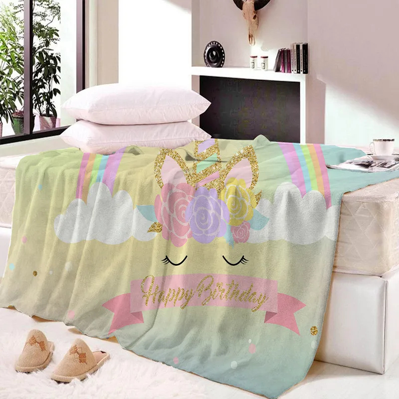 3D Unicorn Super Soft Blanket Nap blanket Velvet Plush Beach Towel For Kids Adults Blanket Throws bedsheet Travel CB68
3D Unicorn Super Soft Blanket Nap blanket Velvet Plush Beach Towel For Kids Adults Blanket Throws bedsheet Travel CB68