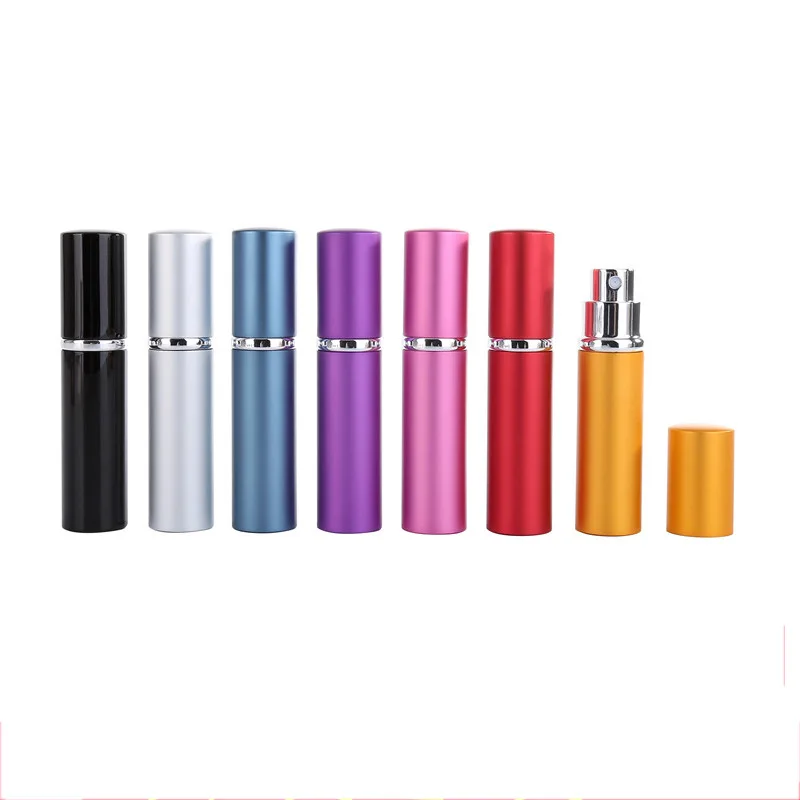5ML Travel Aluminum Refillable Perfume Bottle Spray Empty Cosmetic Containers dispensing cosmetics portable bottle glass
5ML Travel Aluminum Refillable Perfume Bottle Spray Empty Cosmetic Containers dispensing cosmetics portable bottle glass