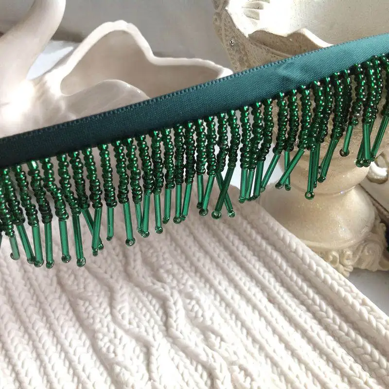 1M Beaded Fringe Decorative Upholstery Ribbon Curtain Costume Decor Craft Supplies
1M Beaded Fringe Decorative Upholstery Ribbon Curtain Costume Decor Craft Supplies