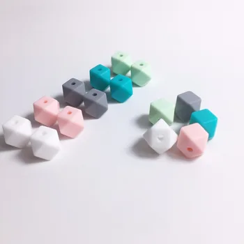 Silicone Hexagon Beads Mini 100Pcs Candy Chunky Faceted Geometric Balls Plant Holder DIY Curtain Making Crafts Kids Toys Teether
Silicone Hexagon Beads Mini 100Pcs Candy Chunky Faceted Geometric Balls Plant Holder DIY Curtain Making Crafts Kids Toys Teether