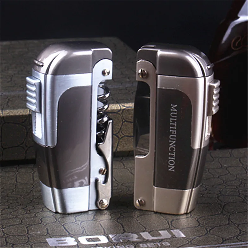 New Turbo Butane Jet Torch Lighter Pipe Lighter For Cigar Cigarette Multifunction Windproof With Knife NO GAS
New Turbo Butane Jet Torch Lighter Pipe Lighter For Cigar Cigarette Multifunction Windproof With Knife NO GAS