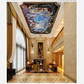 Customized 3d wallpaper 3d ceiling wallpaper murals Renaissance church hall zenith Ceiling murals decoration
Customized 3d wallpaper 3d ceiling wallpaper murals Renaissance church hall zenith Ceiling murals decoration