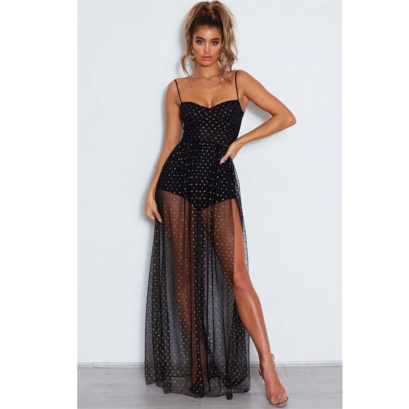 Sexy & Club Transparent Mesh Dresses For Women Dot Summer Dress Office Lady Evening Party Strapless Dresses Birthday Vestidos
Sexy & Club Transparent Mesh Dresses For Women Dot Summer Dress Office Lady Evening Party Strapless Dresses Birthday Vestidos