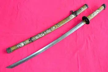 Handmade Japanese Samurai Sword Sect Katana Folded Steel Blade-death's-head Saya
Handmade Japanese Samurai Sword Sect Katana Folded Steel Blade-death's-head Saya