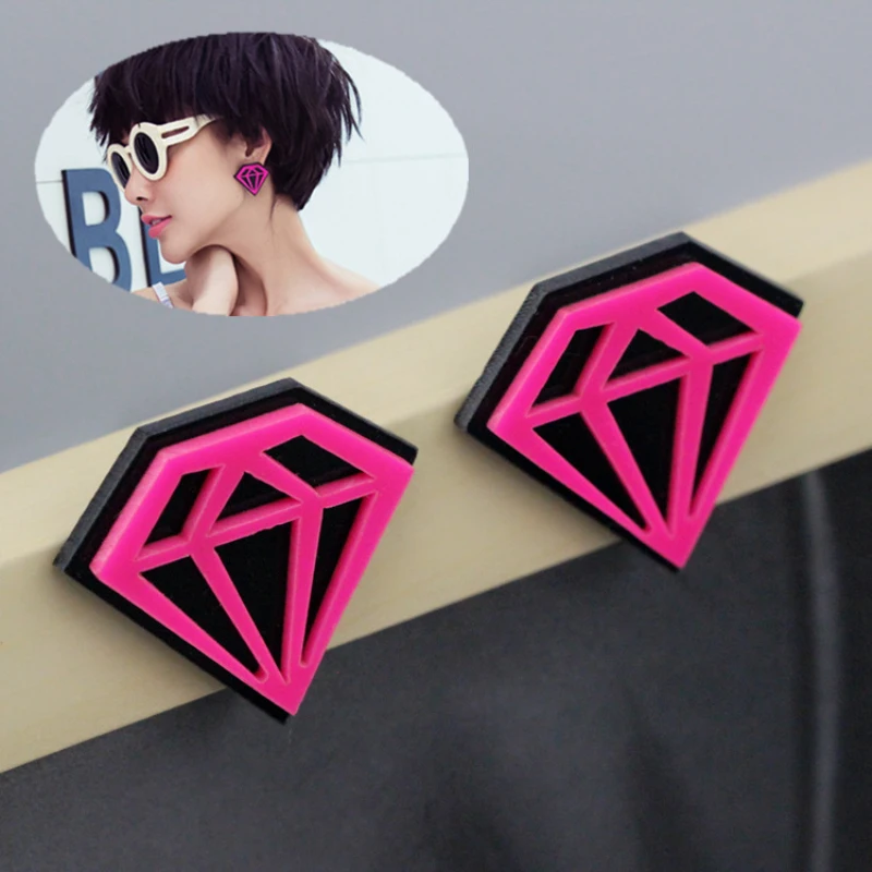 Fashion Women's Acrylic Big Geometric Stud Earrings Girls Hip Hop Brincos Night Club Party Jewelry Gift
Fashion Women's Acrylic Big Geometric Stud Earrings Girls Hip Hop Brincos Night Club Party Jewelry Gift