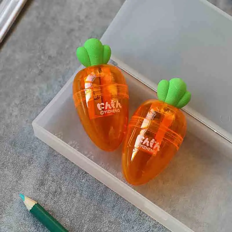 1 Pcs Kawaii Lovely Plastic Carrot Automatic Pencil Sharpener Creative Stationery Gifts for Children School Stationery Supplies
1 Pcs Kawaii Lovely Plastic Carrot Automatic Pencil Sharpener Creative Stationery Gifts for Children School Stationery Supplies