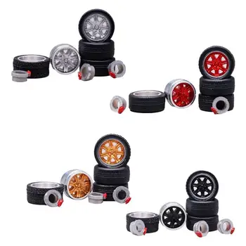 1:64 4 Model Modified Tire+2axles+4end Caps Diecasts Alloy Wheel Tire Rubber Toy Vehicles General Model Of Car Change Accessory
1:64 4 Model Modified Tire+2axles+4end Caps Diecasts Alloy Wheel Tire Rubber Toy Vehicles General Model Of Car Change Accessory