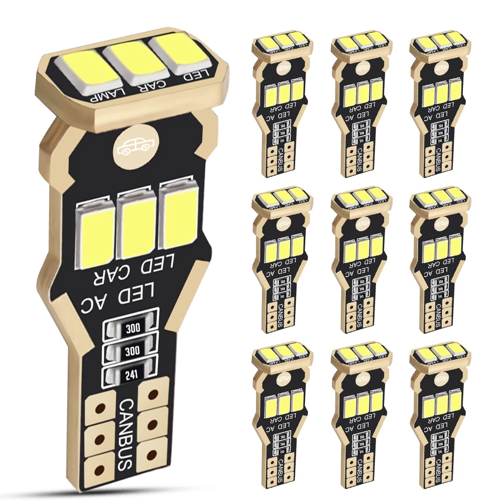 10pcs T15 W16W LED Bulbs 921 920 912 Canbus Error Free Reverse Light 5730 SMD Auto Car Backup Parking Lamp 6000K White DC 12V
10pcs T15 W16W LED Bulbs 921 920 912 Canbus Error Free Reverse Light 5730 SMD Auto Car Backup Parking Lamp 6000K White DC 12V