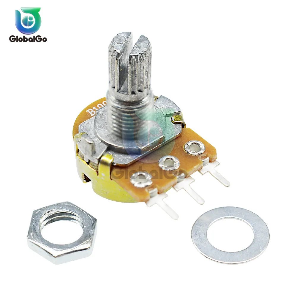 5pcs/Lot WH148 B100K 3Pin 15mm Shaft Amplifier Dual Stereo Potentiometer 100K Rotating Volume Single Potentiometer
5pcs/Lot WH148 B100K 3Pin 15mm Shaft Amplifier Dual Stereo Potentiometer 100K Rotating Volume Single Potentiometer