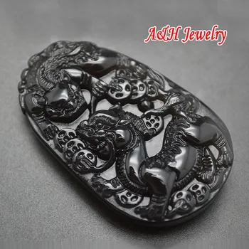 5pcs Large Size Natural Black Obsidian Fine Caved Chinese Dragon & Pixiu Pendants Lucky Wealth Status Symbol Unisex Jewelry
5pcs Large Size Natural Black Obsidian Fine Caved Chinese Dragon & Pixiu Pendants Lucky Wealth Status Symbol Unisex Jewelry