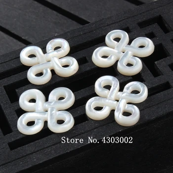 20pcs/lot 19mm Natural Hollow Clover Mother of Pearl shell for DIY Jewelry Natural Chinese knot MOP Pearl shell Beads
20pcs/lot 19mm Natural Hollow Clover Mother of Pearl shell for DIY Jewelry Natural Chinese knot MOP Pearl shell Beads