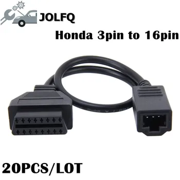 Free DHL!!For Honda 3 Pin OBD2 to 16 Pin Female For Auto Car Diagnostic Tool Extension Connector Cable 16 Pin to 3Pin 20PCS/LOT
Free DHL!!For Honda 3 Pin OBD2 to 16 Pin Female For Auto Car Diagnostic Tool Extension Connector Cable 16 Pin to 3Pin 20PCS/LOT