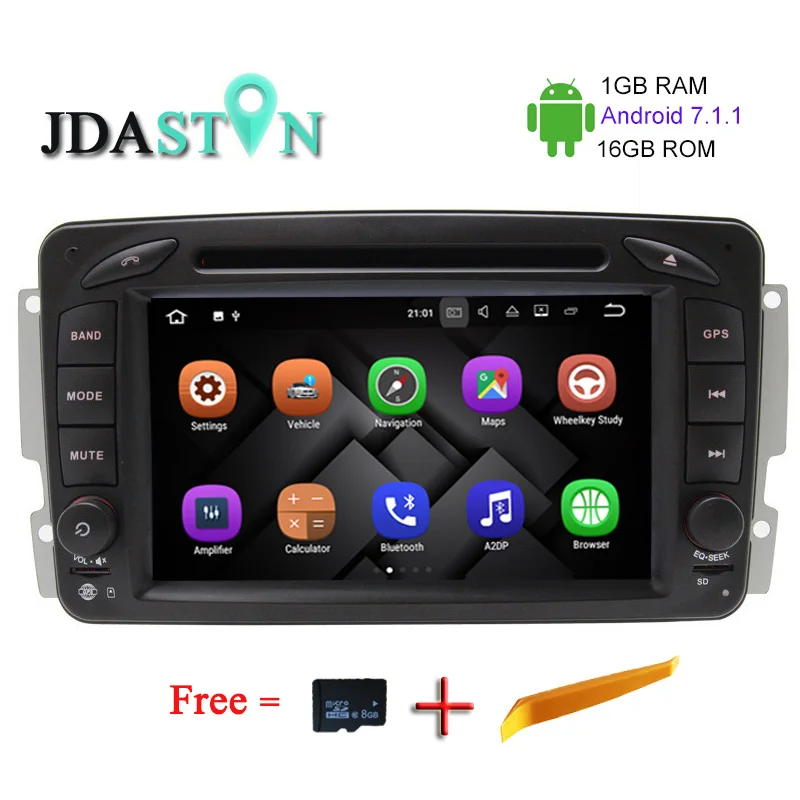 JDASTON 1G 16G ANDROID 7 1 1 font b Car b font font b GPS b
