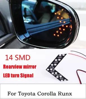 car styling 2017 2pcs Auto Car Arrow Light Panel Mirror LED Guide Lamp Decorative Lights For Toyota Corolla Runx Car style
car styling 2017 2pcs Auto Car Arrow Light Panel Mirror LED Guide Lamp Decorative Lights For Toyota Corolla Runx Car style