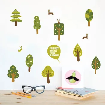 DIY Pastoral Green Trees and Plants Vinyl Wall Stickers Funny Cartoon Art Wall Decals for Kids Rooms Bedroom Home Decor CCS4026
DIY Pastoral Green Trees and Plants Vinyl Wall Stickers Funny Cartoon Art Wall Decals for Kids Rooms Bedroom Home Decor CCS4026