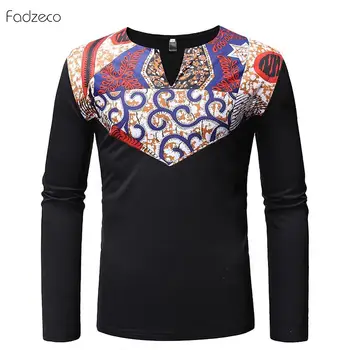 Fadzeco African Dress Classic Dashiki Long Sleeve Bazin Tribal Pattern Male T-Shirt Riche Round Collar Ethnic High Quality Men
Fadzeco African Dress Classic Dashiki Long Sleeve Bazin Tribal Pattern Male T-Shirt Riche Round Collar Ethnic High Quality Men