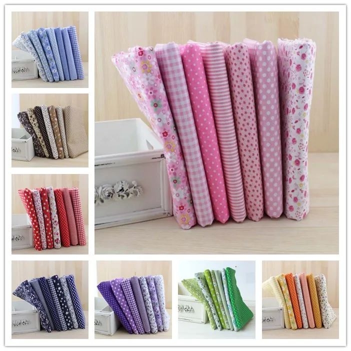 8 Sets/lot 50cmx50cm Cotton Fabric Fat Quarters Bundle Quilting Patchwork Sewing Fabric For Tilda Doll quiltingTextile DIY 
8 Sets/lot 50cmx50cm Cotton Fabric Fat Quarters Bundle Quilting Patchwork Sewing Fabric For Tilda Doll quiltingTextile DIY