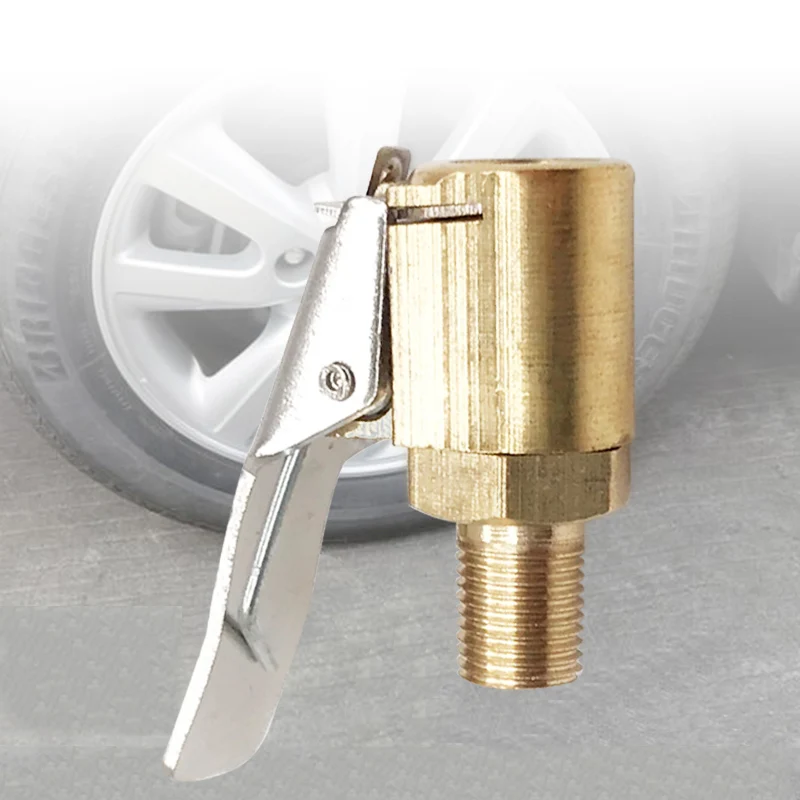 1PC Car Auto Brass 8mm Tyre Wheel Tire Air Chuck automobile Inflator Pump Valve Clip Clamp Connector Adapter for Air compressor
1PC Car Auto Brass 8mm Tyre Wheel Tire Air Chuck automobile Inflator Pump Valve Clip Clamp Connector Adapter for Air compressor