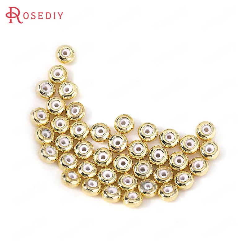 (34557)10PCS 5MM 6MM Height 3mm 24K Gold Color Brass and Rubber Spacer Beads High Quality Diy Jewelry Findings Accessories
(34557)10PCS 5MM 6MM Height 3mm 24K Gold Color Brass and Rubber Spacer Beads High Quality Diy Jewelry Findings Accessories
