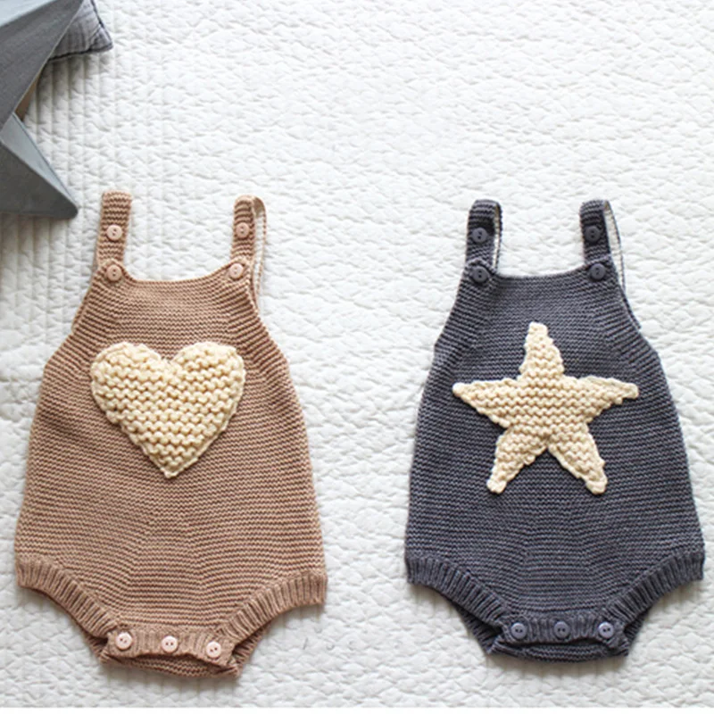 Baby Knit Romper Children's Winter Overalls Star Love Sweater Bodysuit Baby Knit Romper Grey Beige Tiny Bodie Babies Christmas
Baby Knit Romper Children's Winter Overalls Star Love Sweater Bodysuit Baby Knit Romper Grey Beige Tiny Bodie Babies Christmas
