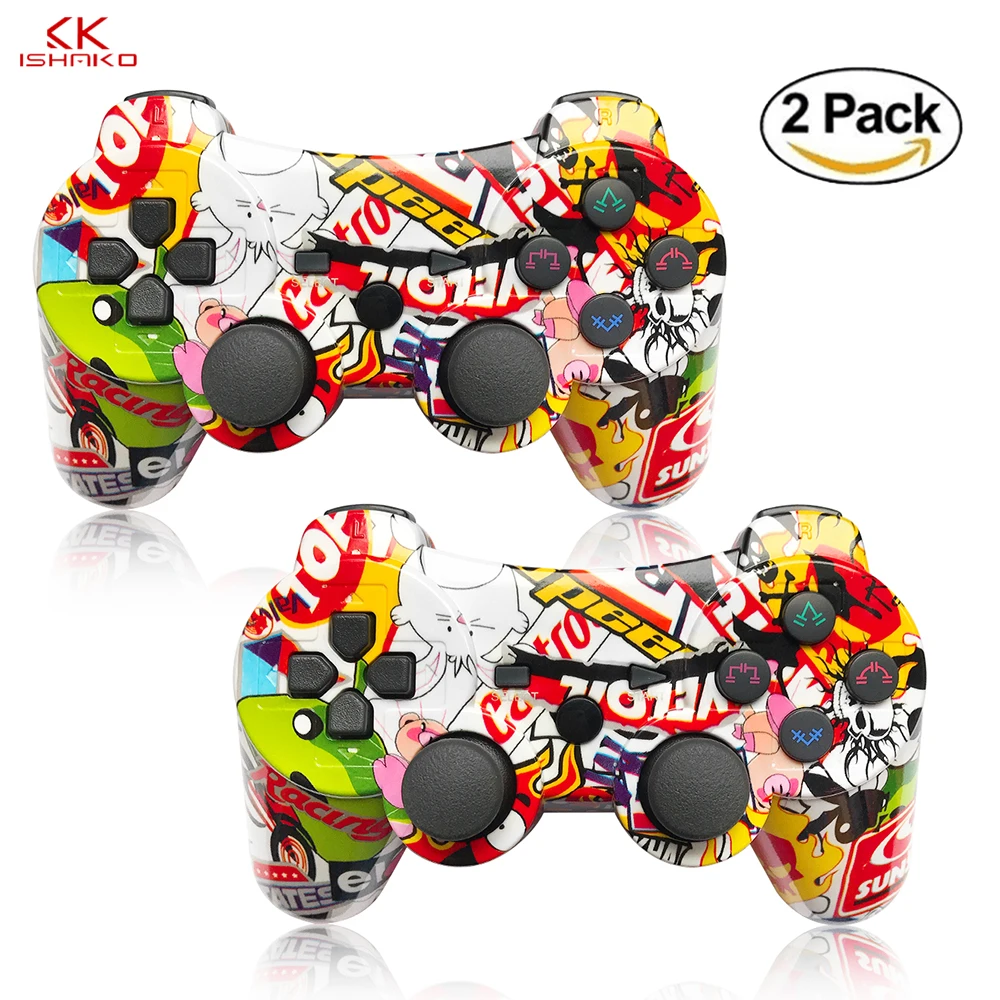 New Best Six-Axis For PS3 Gamepad ps3 wireless Bluetooth game controller ps2 Bluetooth 2.0 Lights Bar Polymer battery
New Best Six-Axis For PS3 Gamepad ps3 wireless Bluetooth game controller ps2 Bluetooth 2.0 Lights Bar Polymer battery