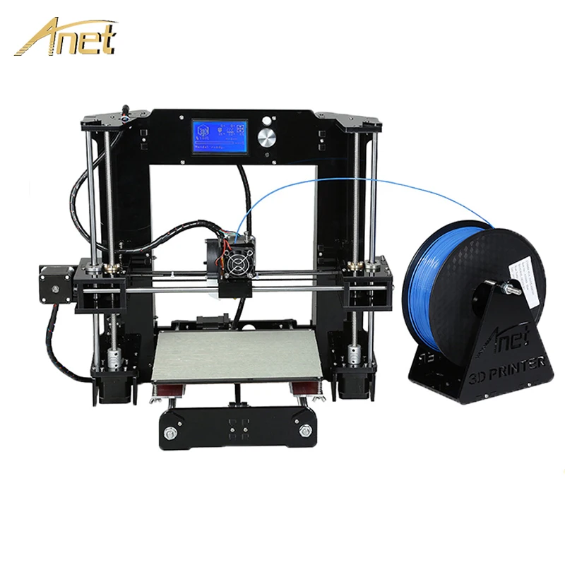 

Anet A6 A8 3d printer High precision 0.4mm nozzle Reprap prusa i3 DIY 3D Printer Kit imprimante 3D With 10m PLA Filament SD Card