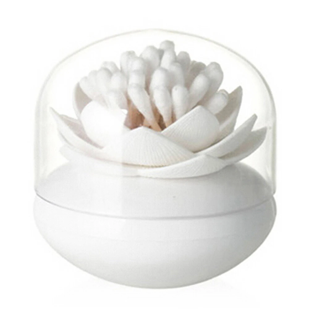 IALJ Top Hot Chic Lotus Flower Cotton Bud Holder Toothpick Case Cotton Swab Box Home Decor (White)
IALJ Top Hot Chic Lotus Flower Cotton Bud Holder Toothpick Case Cotton Swab Box Home Decor (White)