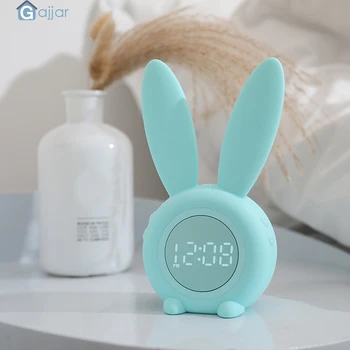 2019 HOT Cute Rabbit Alarm Clock Creative Led Digital Snooze Cartoon Electronic Clock Container Cooler 19MAY30
2019 HOT Cute Rabbit Alarm Clock Creative Led Digital Snooze Cartoon Electronic Clock Container Cooler 19MAY30