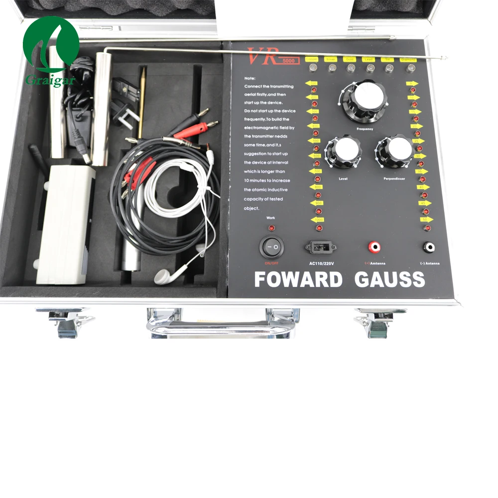 New VR5000 Diamond Underground Metal Detector with VR Advanced Metal Detector System
New VR5000 Diamond Underground Metal Detector with VR Advanced Metal Detector System