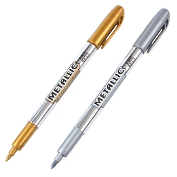 Oil Paint Pen Metal Color Pen Gold and Silver 1.5mm Up Paint Pen Student Supplies Permanent Marker Set Sharpie Marker
Oil Paint Pen Metal Color Pen Gold and Silver 1.5mm Up Paint Pen Student Supplies Permanent Marker Set Sharpie Marker